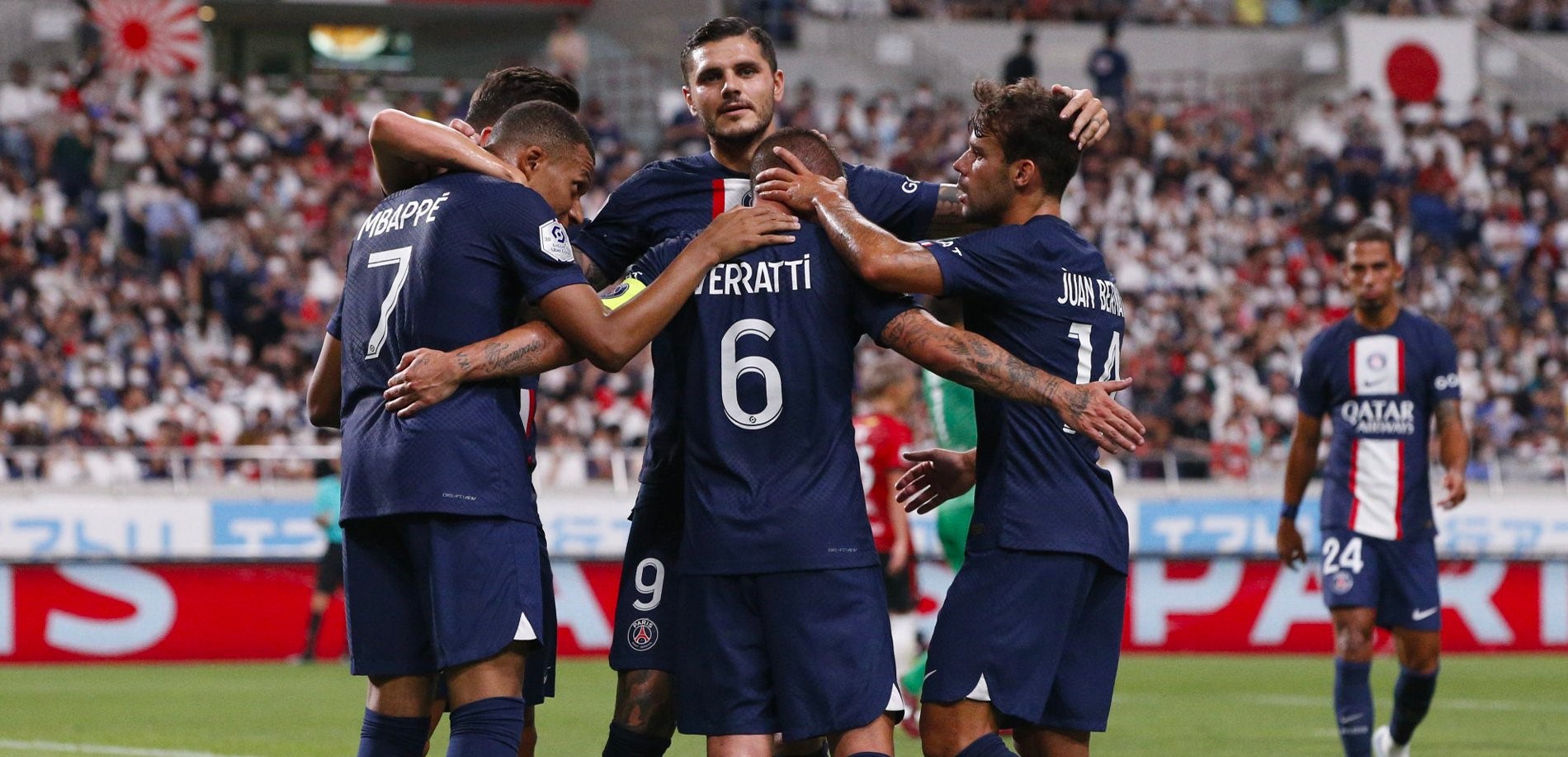 PSG goleó a Urawa Red Diamonds en amistoso disputado en Japón