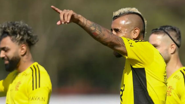 ¡Se viene el debut! Arturo Vidal fue citado para el partido entre Flamengo y Avaí en el Brasileirao