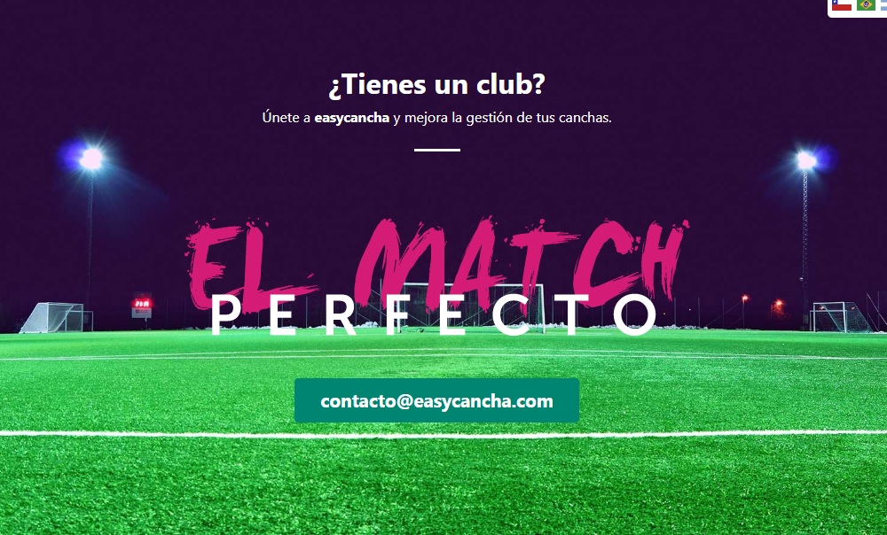 Eduardo Donoso y los detalles de Easycancha, la aplicación para arrendar canchas