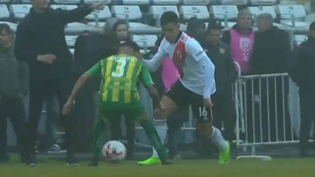 El espectacular túnel de Pablo Solari en la amplia victoria de River Plate por la liga argentina