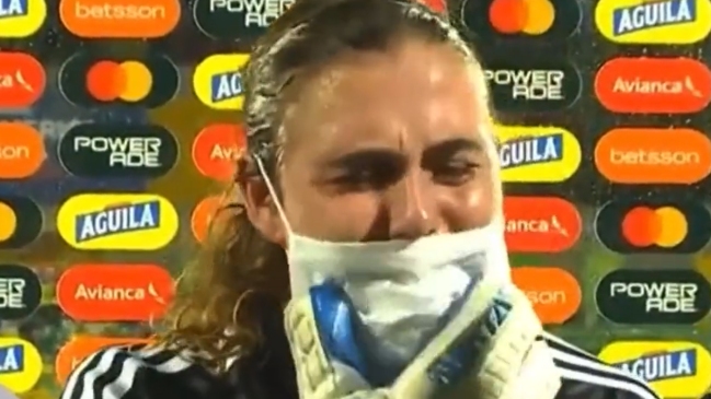 Arquera colombiana explotó en llanto tras clasificar a la final de Copa América