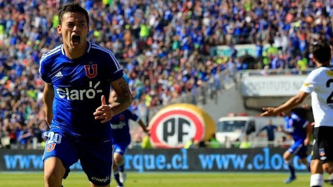 La U venció por última vez a Colo Colo en un Superclásico en 2013 y con Aránguiz como figura