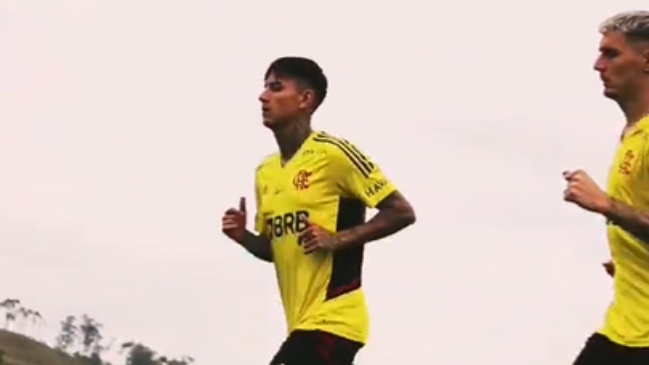 Erick Pulgar se sumó a las prácticas de Flamengo: Tengo ansias de jugar