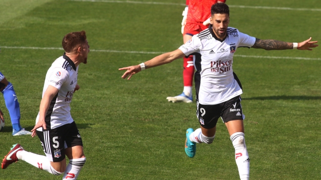 Juan Martín Lucero apareció sin marca y anotó el tercero para Colo Colo frente a la U