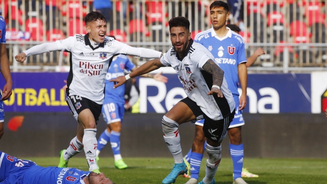Los goles en el nuevo triunfo de Colo Colo ante la U por el Superclásico