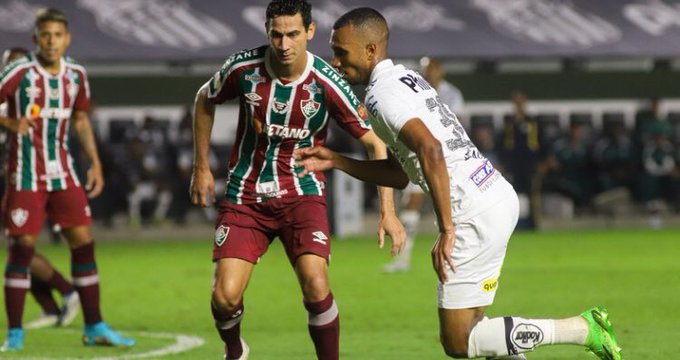 Santos y Fluminense protagonizaron reñido empate en el Brasileirao