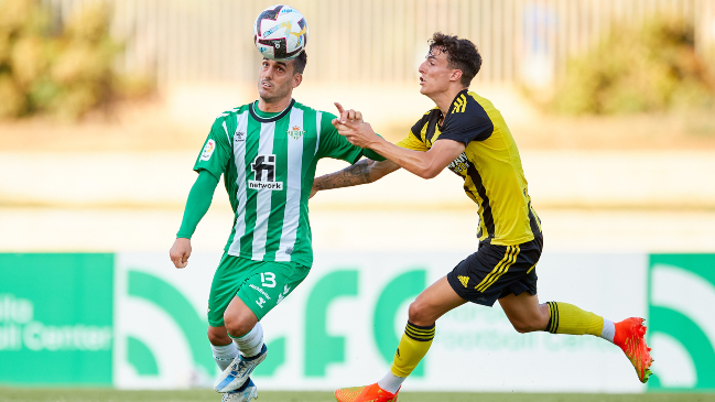 Betis se confió antes de tiempo y cedió un empate contra Zaragoza en duelo de pretemporada