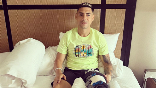Felipe Mora fue operado con éxito: Estoy con mentalidad fuerte de cara a la recuperación