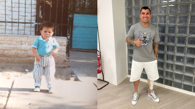 Gary Medel agradeció los saludos de cumpleaños y compartió una foto de su niñez