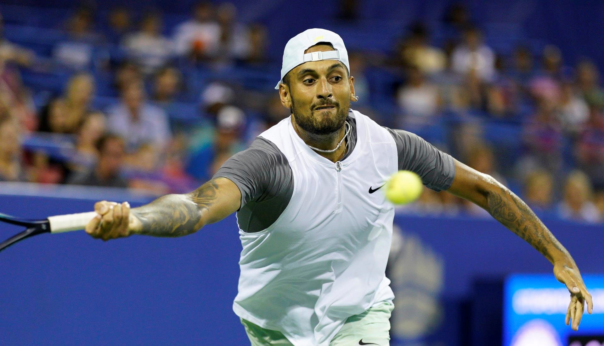 Nick Kyrgios avanzó con paso firme a octavos de final en el ATP de Washington