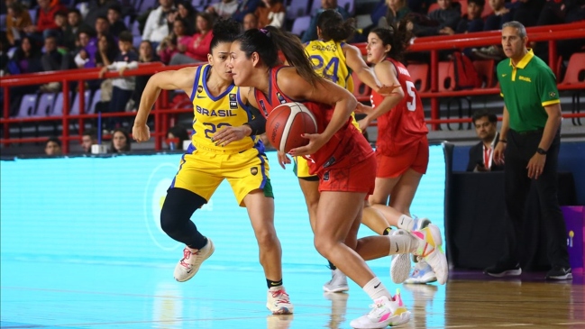 Chile sufrió una dura derrota ante Brasil en el Sudamericano Femenino