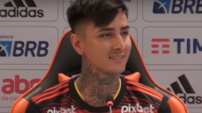 Erick Pulgar respondió a críticas en su presentación en Flamengo: No tengo miedo