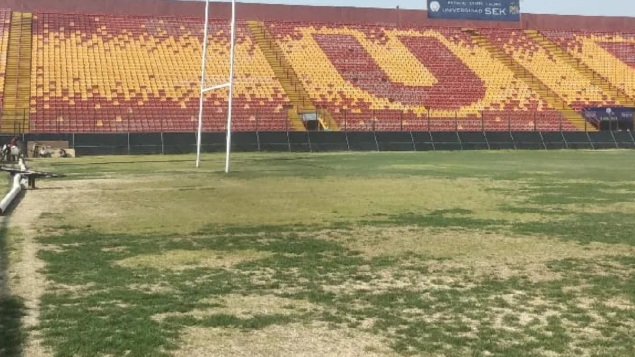 La esperan para septiembre: Así luce la cancha del Estadio Santa Laura