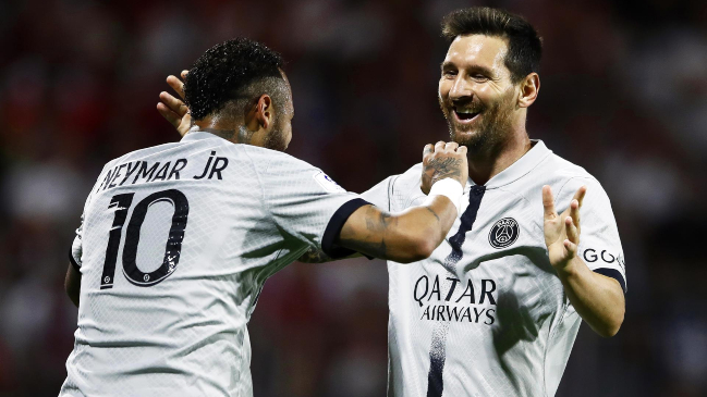 Lionel Messi anotó un golazo de chilena en estreno goleador de PSG en la Ligue 1