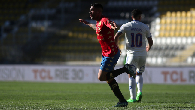Fernández ganó por aire y empató para Unión ante la U en el epílogo del primer tiempo