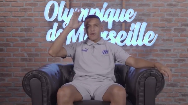 Alexis a hinchas chilenos de Olympique: Espero hacer lo mejor posible