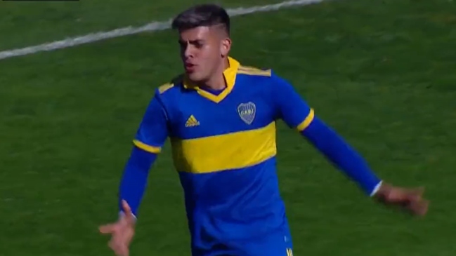 Brandon Cortés anotó un golazo para la Reserva de Boca Juniors