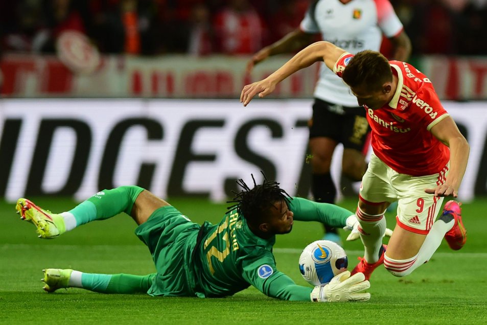 El festejo de Melgar tras dar el batacazo frente a Inter en Porto Alegre