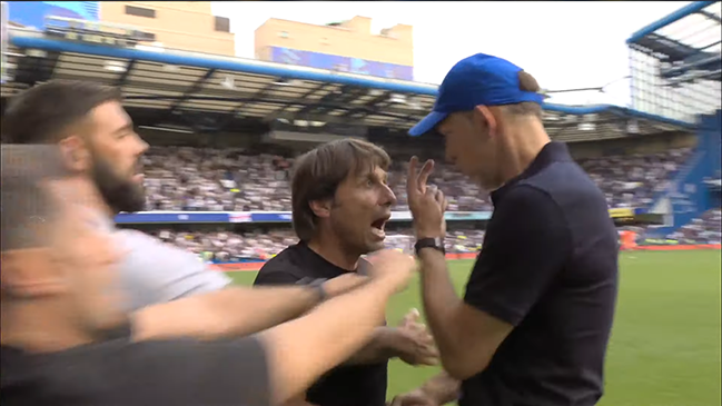 El fuerte cruce entre Tuchel y Conte tras el empate de Chelsea y Tottenham