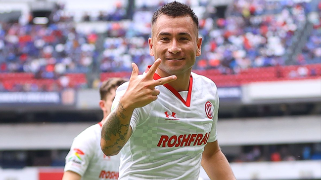 Jean Meneses anotó en el agónico triunfo de Toluca sobre Cruz Azul