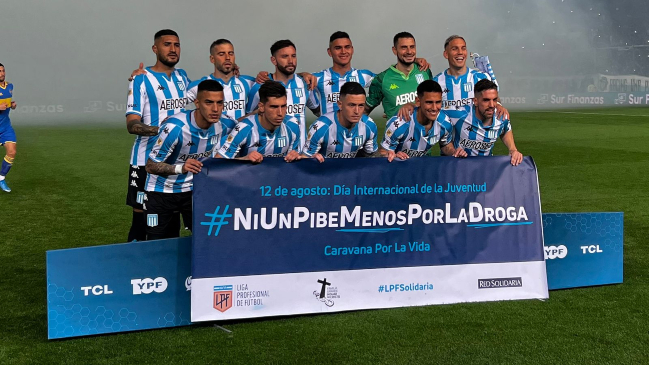 Gabriel Arias volvió a jugar en el primer equipo Racing tras nueve meses en empate con Boca