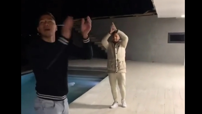 Todo es alegría en Colo Colo: Brayan Cortés y Marcos Bolados anticiparon el “18” con un pie de cueca