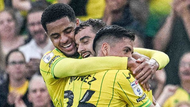 Marcelino Núñez fue titular en la primera victoria de la temporada de Norwich City