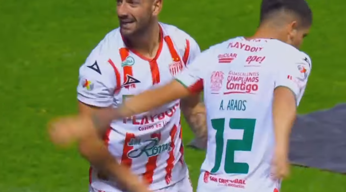 Necaxa contó con asistencia Angelo Araos en empate ante Puebla en la Liga MX