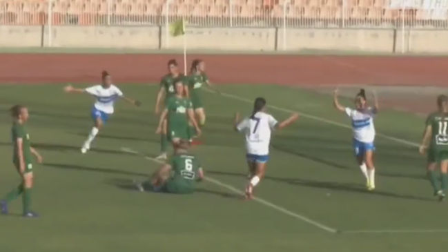 María José Rojas se transformó en la primera chilena en anotar un gol en la Champions Femenina