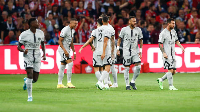 Messi, Mbappé y Neymar brillaron en paliza de PSG a Lille en Francia