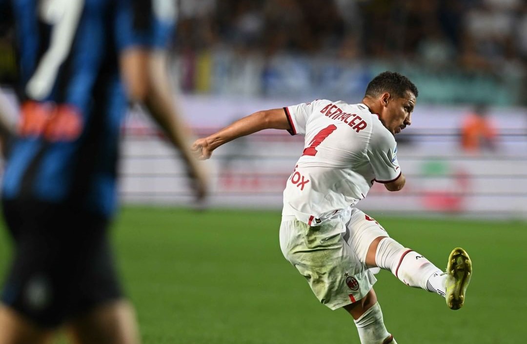 Ismael Bennacer anotó un golazo de zurda en el empate de AC Milan y Atalanta