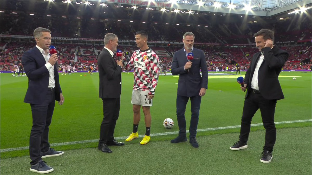 ¡Lo ignoró delante de todos! El tremendo desaire de Cristiano Ronaldo a Jamie Carragher