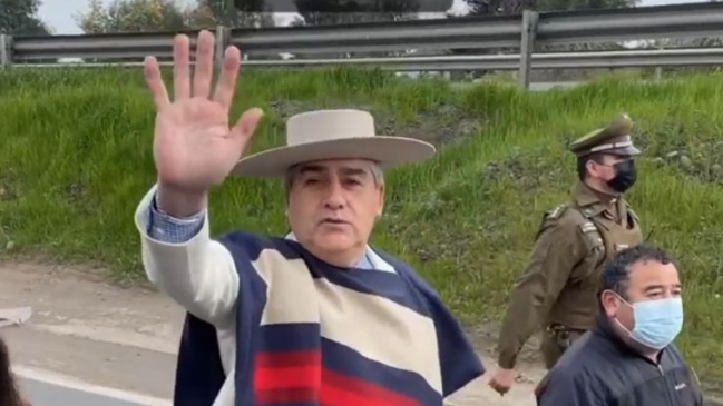 Carlos Chandía participó de marcha a favor de las tradiciones rurales