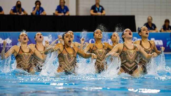 Chile sumó dos top ten en el Mundial Junior de Natación Artística