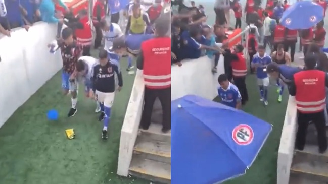 Cargaron contra Isla y otros: La caótica salida de la cancha de los jugadores en el clásico