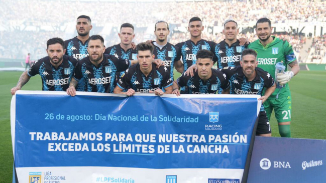 Gabriel Arias y Eugenio Mena fueron titulares en el empate de Racing contra Talleres