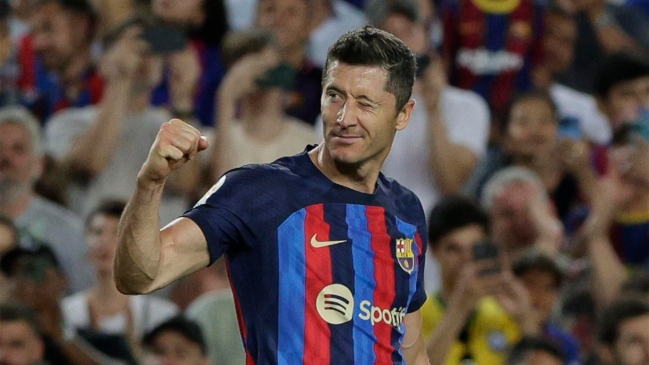 Robert Lewandowski comandó goleada de Barcelona ante Valladolid