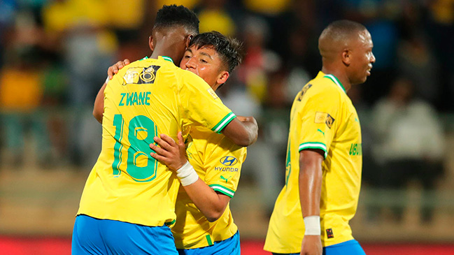 Marcelo Allende marcó su segundo gol en Mamelodi Sundowns