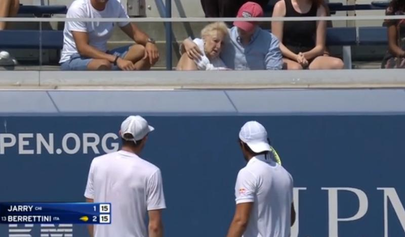 El ejemplar gesto que tuvo Nicolás Jarry con una espectadora que se descompensó en el US Open