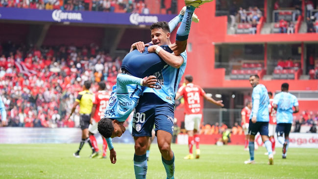 El festejo de lucha libre mexicana que se viralizó en encuentro entre Pachuca y Toluca