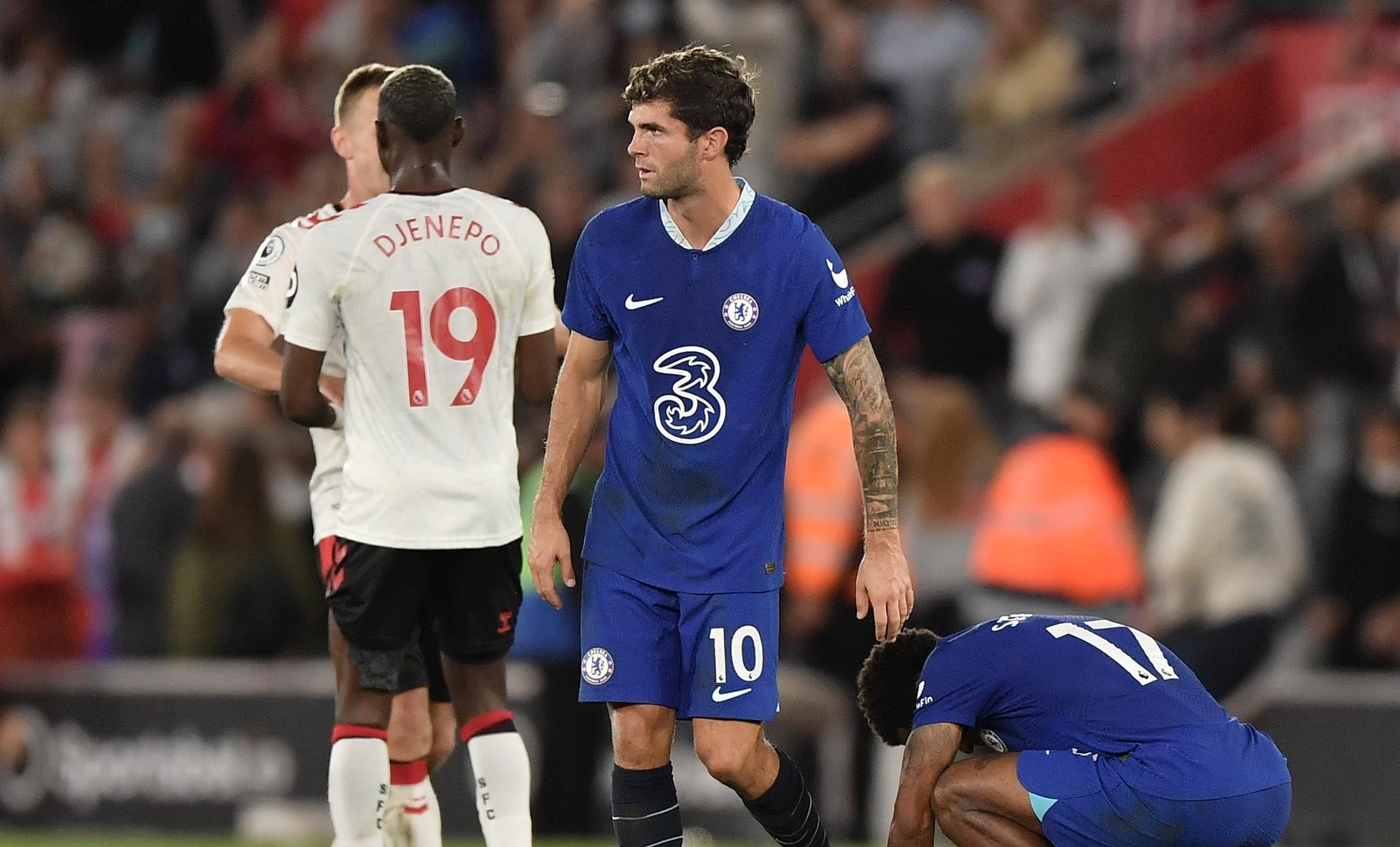 Southampton amargó a Chelsea con una remontada en la Premier League