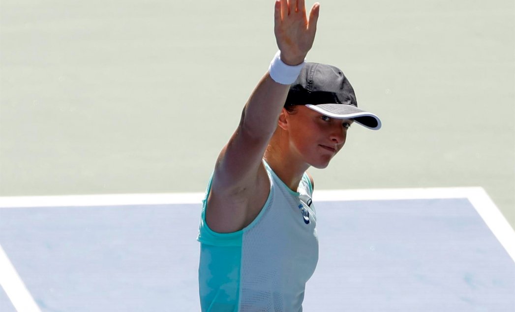 Iga Swatek arrancó con fuerza en la primera ronda del US Open