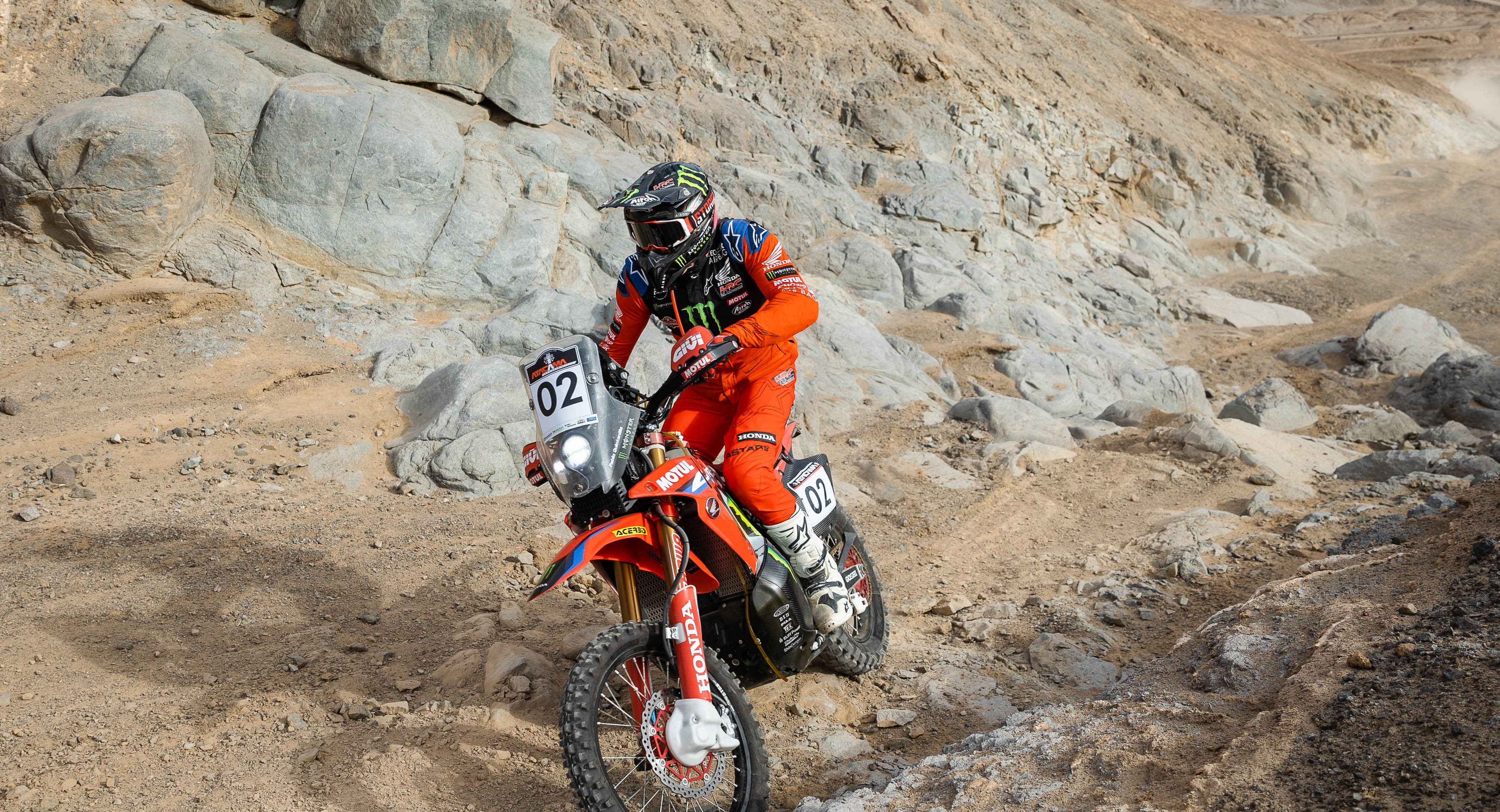 Pablo Quintanilla y Rodrigo Caballero continúan como líderes en el Atacama Rally