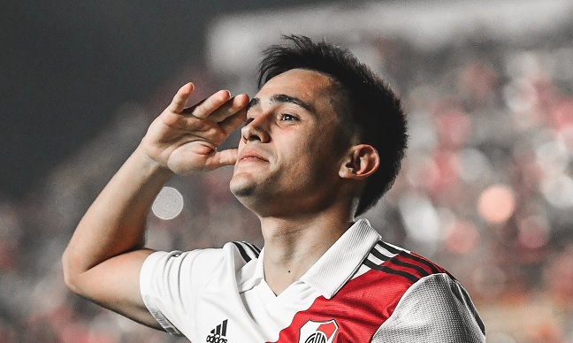 ¡Figura! Los tres goles de Pablo Solari ante Defensa y Justicia de Beccacece