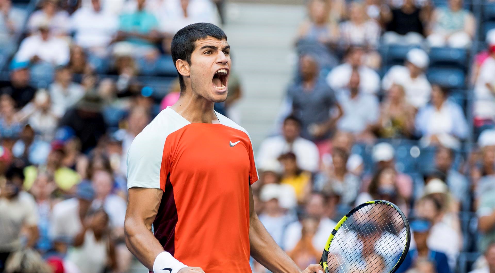 Carlos Alcaraz se instaló en tercera ronda del US Open tras batir a Federico Coria