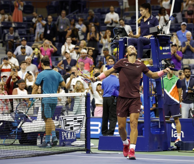 Nadal tuvo que remontar un set abajo ante Fognini para mantener su camino en el US Open