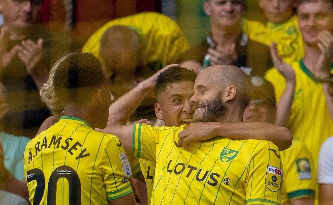 La tremenda asistencia de Marcelino Núñez en el triunfo de Norwich sobre Coventry City