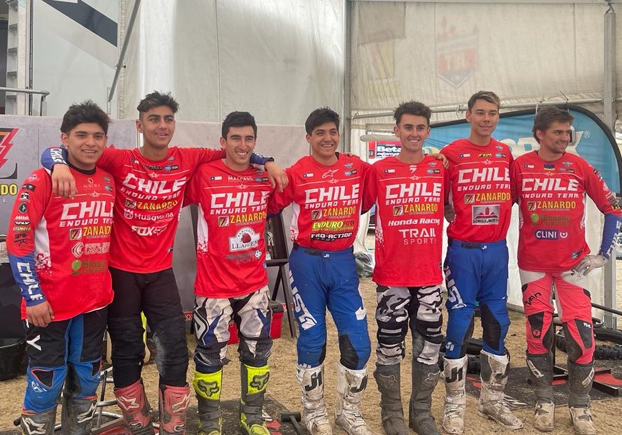 Team Chile de moto enduro fue top ten en Mundial Six Days en Francia