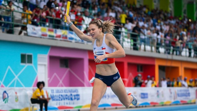 Martina Weil obtuvo el primer lugar en Bélgica y estableció su mejor marca personal