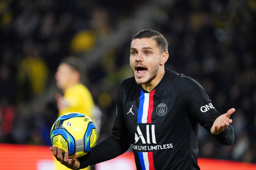 Mauro Icardi no fue inscrito en PSG para la Champions